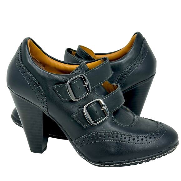 Sofft Brand Sadira Buckle Heeled shoes - BLACK - Picture 2 of 10